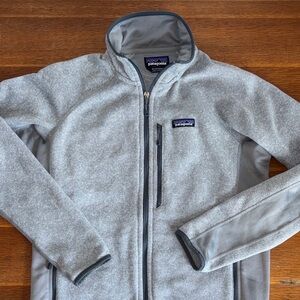 Patagonia Light Gray Zip-Up Jacket
